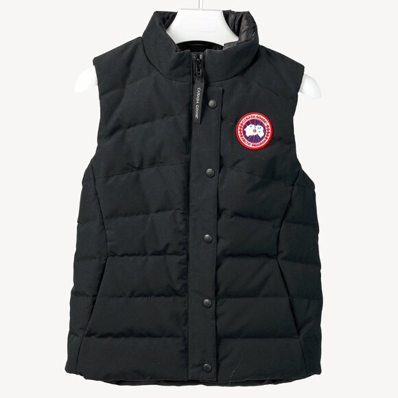 Canada Goose Freestyle Black Down-Filled Puffer Vest - Picture 1 of 16